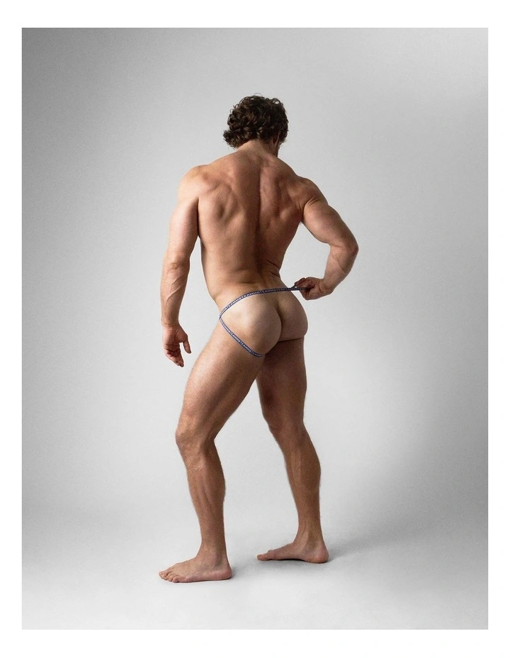 Glide Micro Jockstrap in Indigo image 6