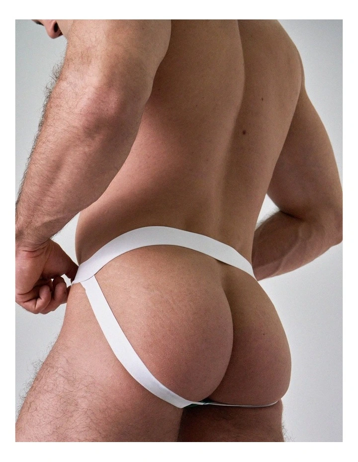 M.V.P. Retro Jockstrap in Jade image 3