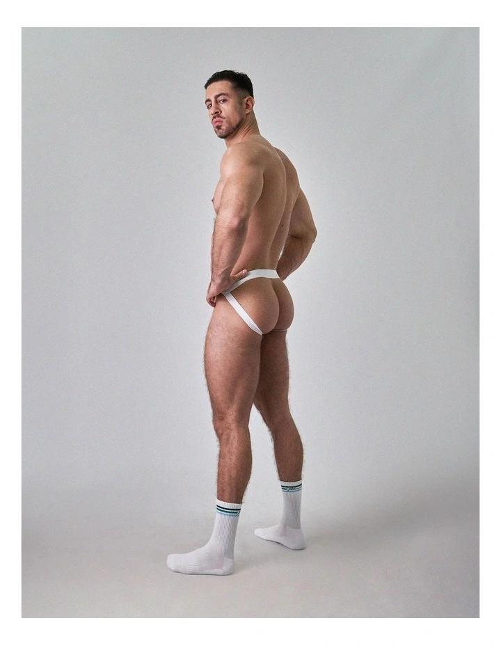 M.V.P. Retro Jockstrap in Arctic Blue image 3