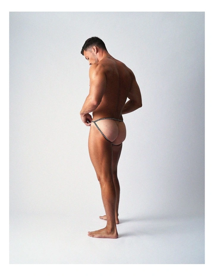 Glide Micro Jockstrap in Onyx image 1