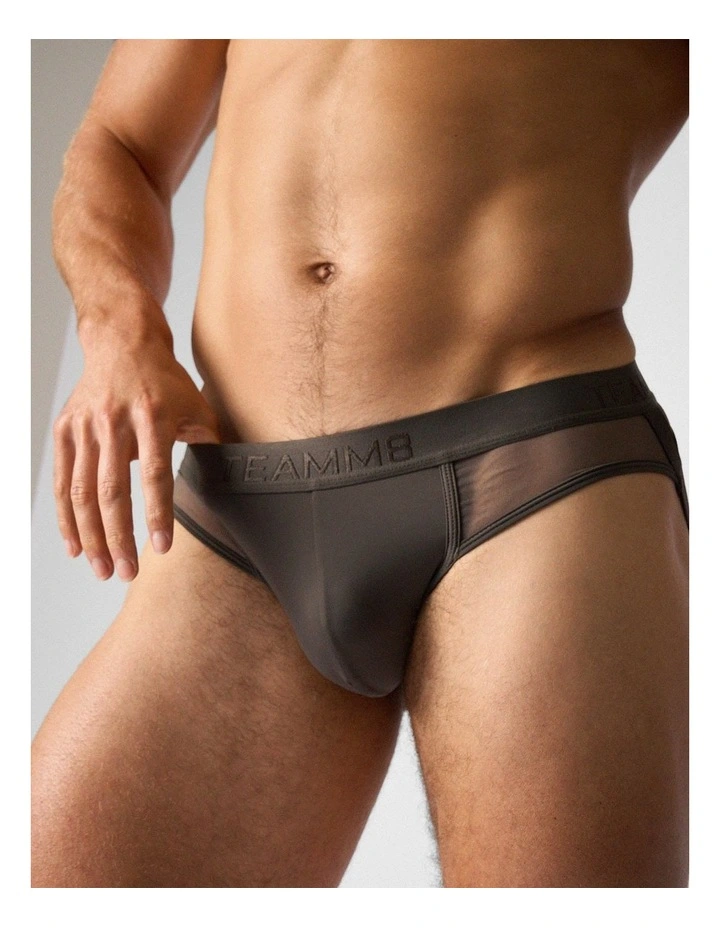 Score Sheer Slim Jockstrap in Pewter image 5