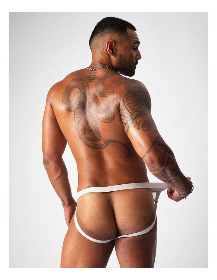 Allure Sheer Jockstrap in Platinum image 5