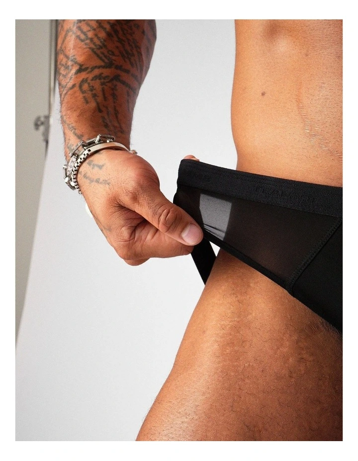 Allure Sheer Jockstrap in Noir image 4