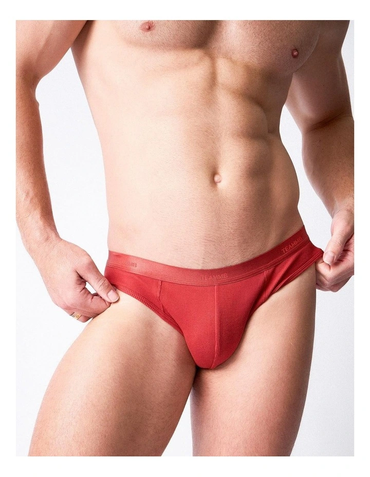 Team Cotton Jockstrap in Amber image 1