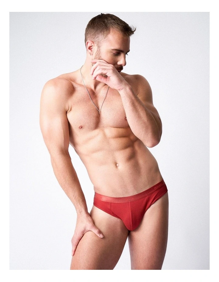 Team Cotton Jockstrap in Amber image 4