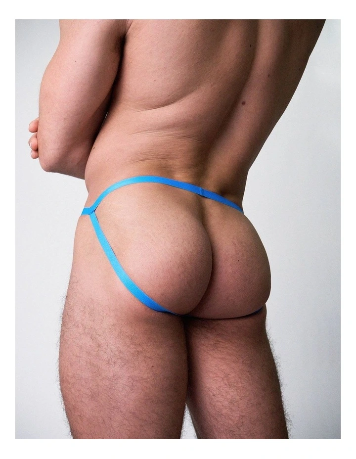 Flaunt Micro Jockstrap in Cyber Grey image 6