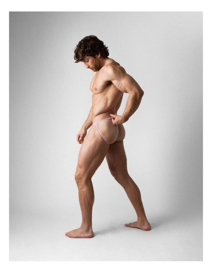 Glide Micro Jockstrap in Lilac image 1