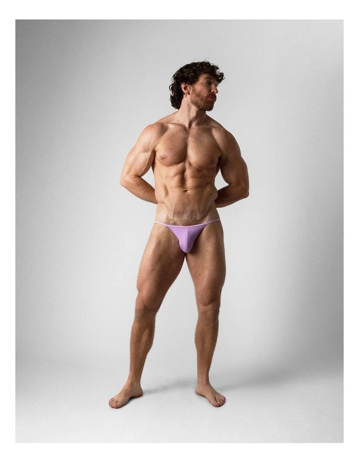 Glide Micro Jockstrap in Lilac image 4