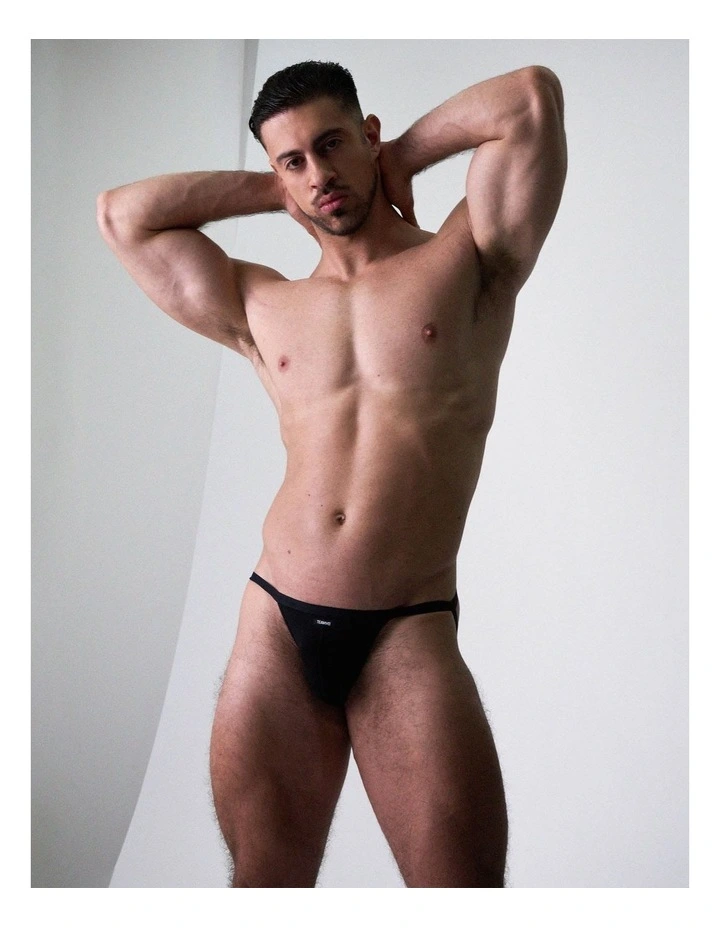 Flaunt Micro Jockstrap in Onyx image 5