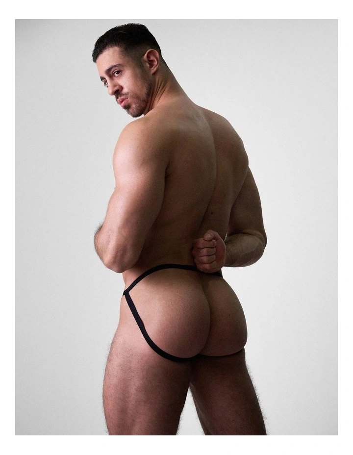 Flaunt Micro Jockstrap in Onyx image 6