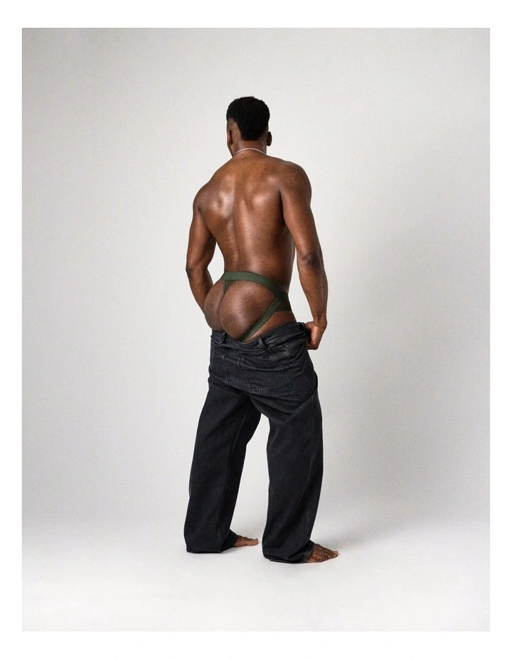 Edge Net Jock/Thong in Forest image 2