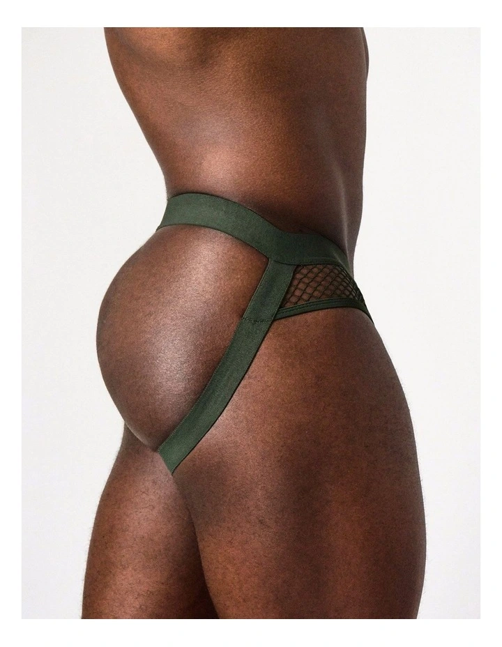 Edge Net Jock/Thong in Forest image 5