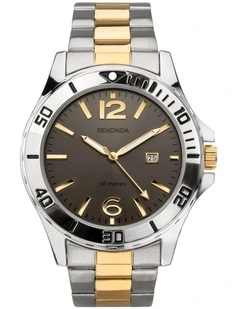 Caspian 46mm Link Two Tone Watch