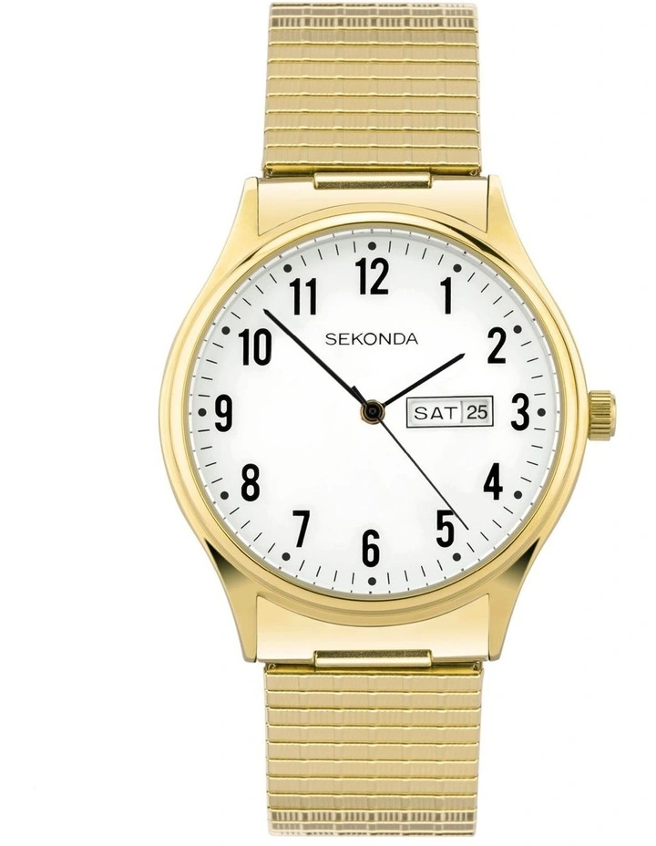 Classic 36mm Expander Watch in Gold image 1