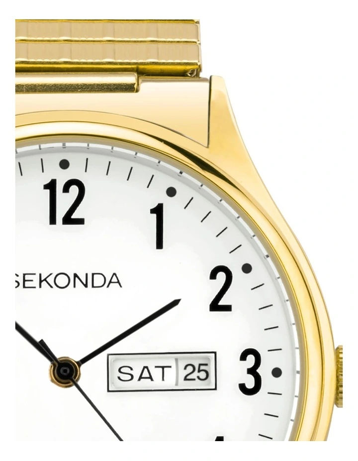 Classic 36mm Expander Watch in Gold image 3