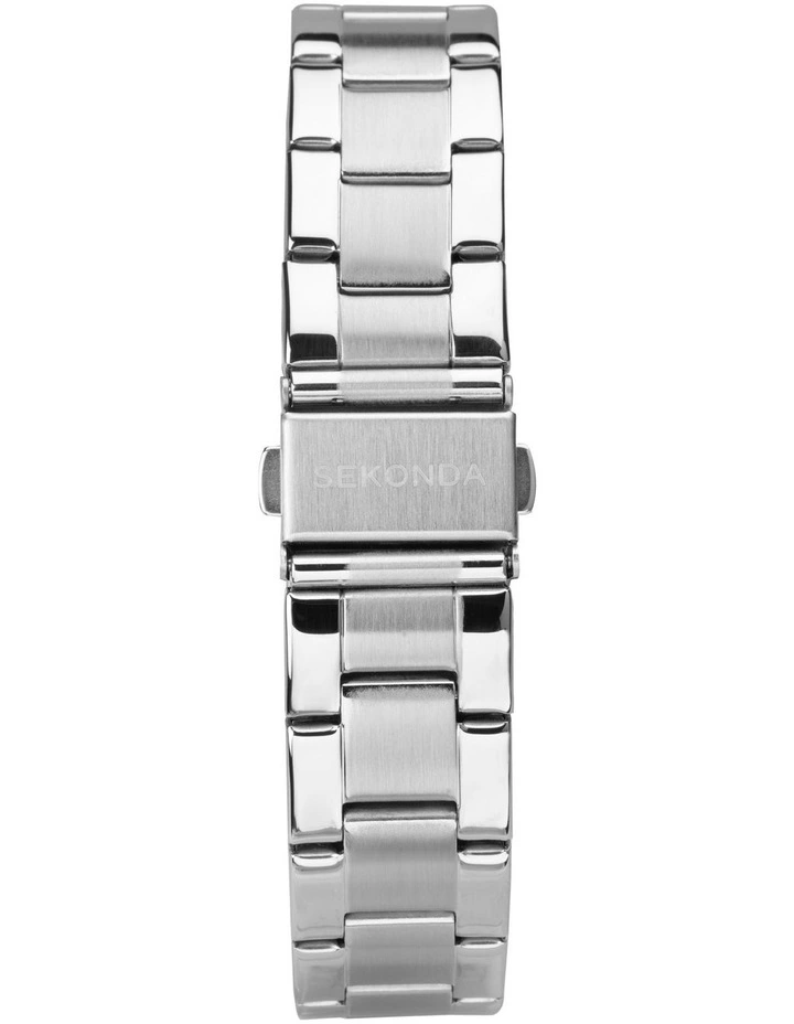 Taylor 43mm Link Watch in Silver image 4