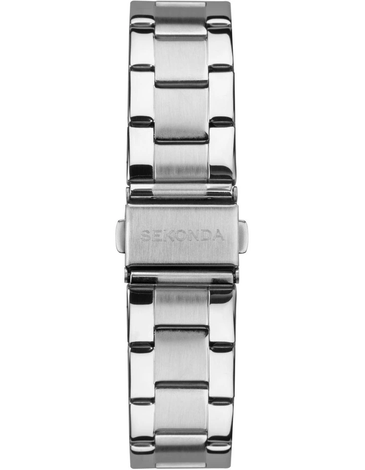 Taylor 43mm Link Watch in Silver image 4