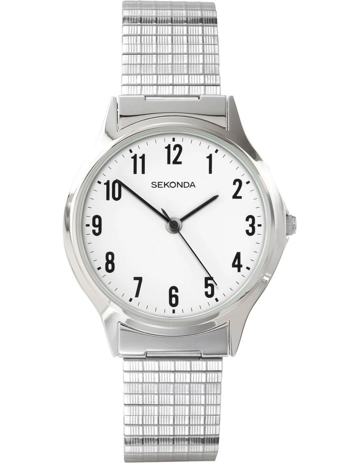 Classic 36mm Expander Watch in Silver image 1