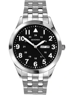 Wingman 43mm Link Watch in Silver