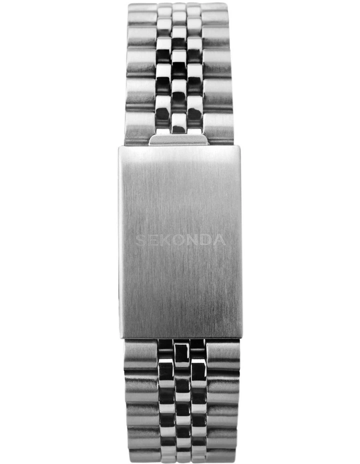 Belearic 44mm Rubber Watch in Silver image 3