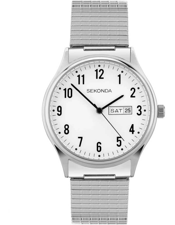 Classic 36mm Expander Watch in Silver image 1