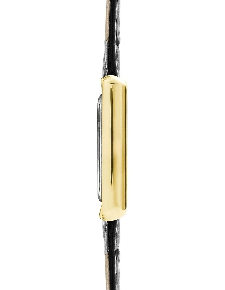 Clement 28x97mm Leather Watch in Black & Gold image 5