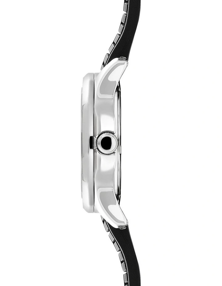 Octaire 40mm Rubber Silver Watch image 5