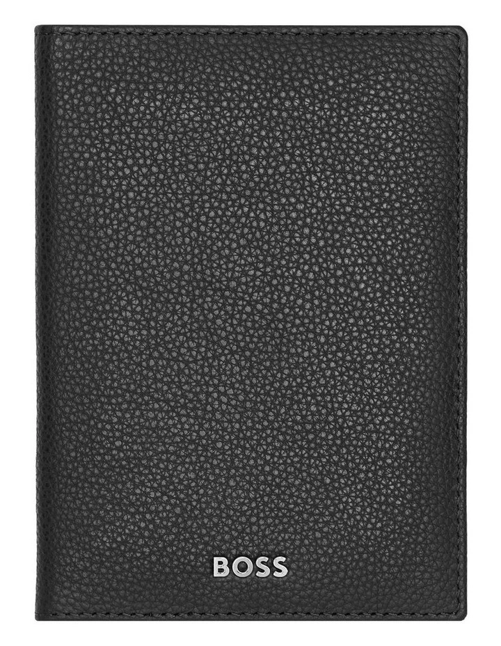 Passport Holder Classic Grained Black Leather image 1