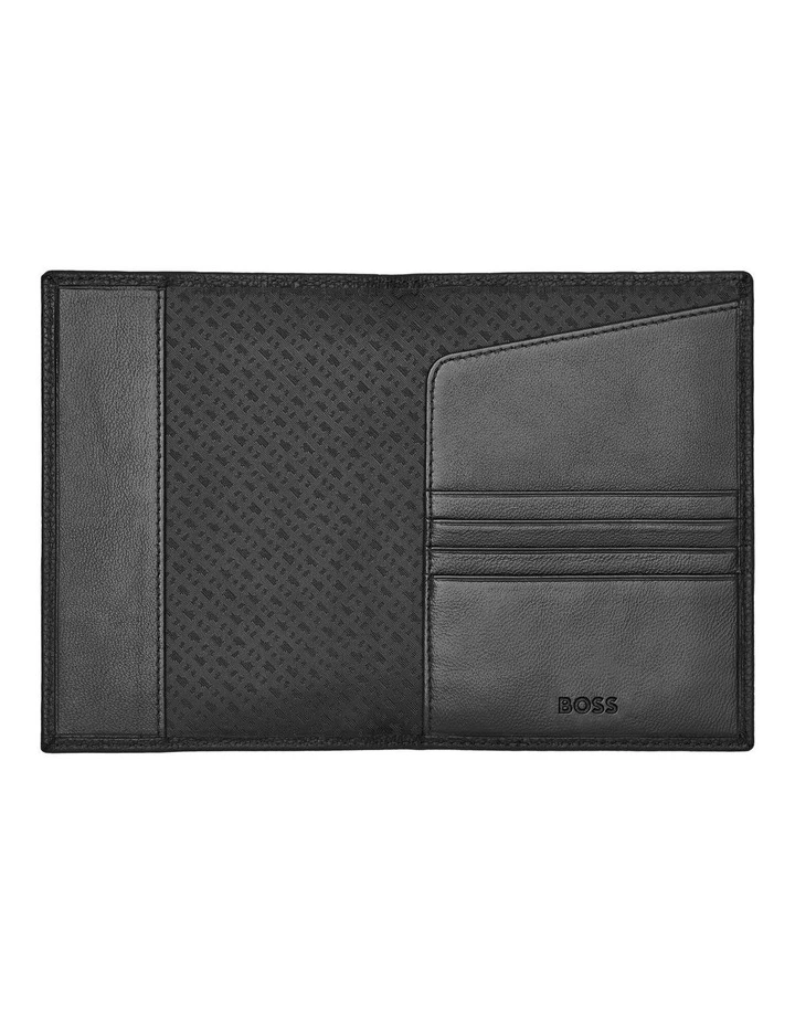 Passport Holder Classic Grained Black Leather image 4