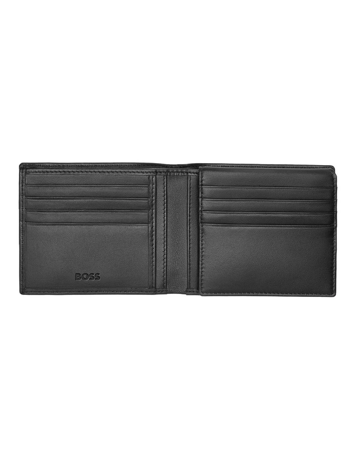 Trifold Leather Wallet Classic Smooth Black image 4