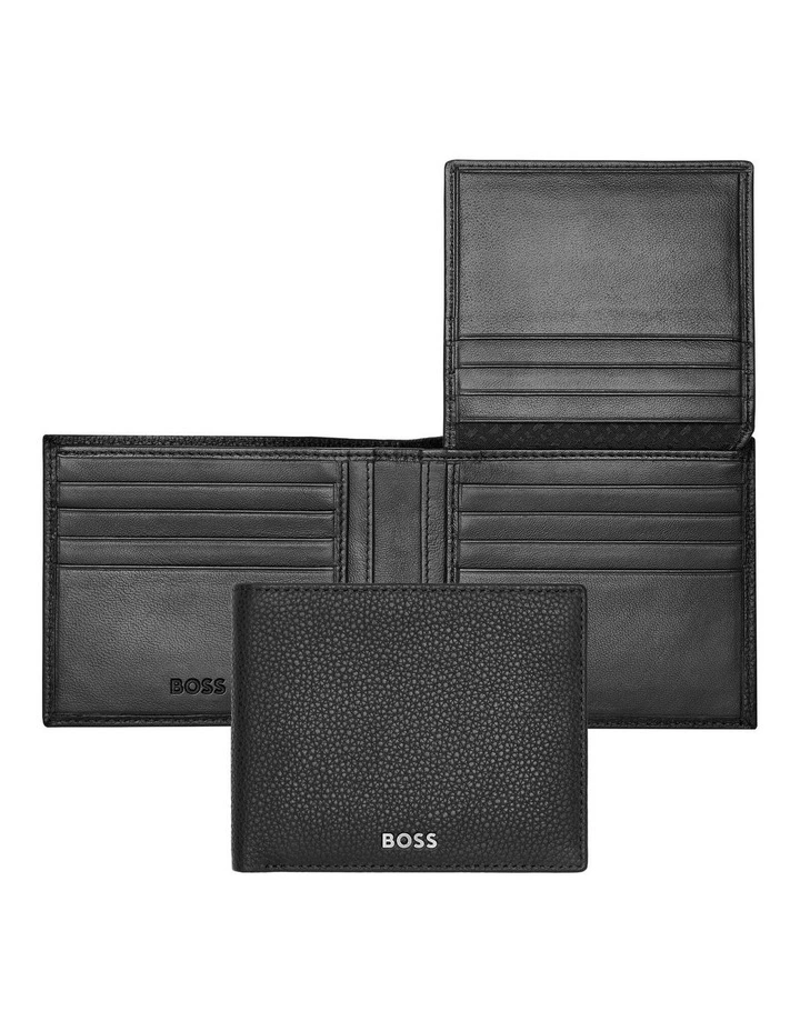 Trifold Leather Wallet Classic Grained Black image 2