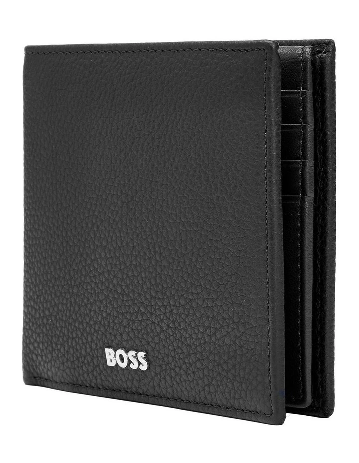 Trifold Leather Wallet Classic Grained Black image 3