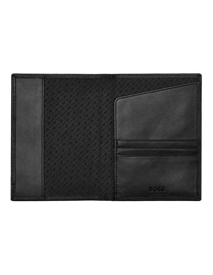 Passport Holder in Iconic Black Leather image 4