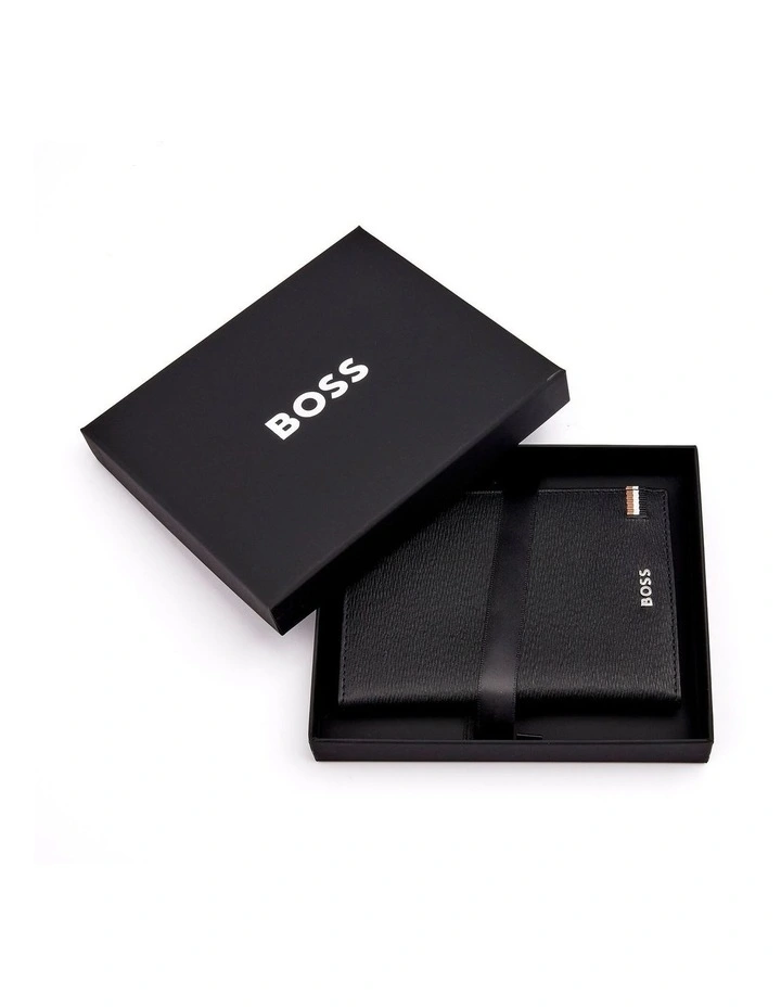 Passport Holder in Iconic Black Leather image 6
