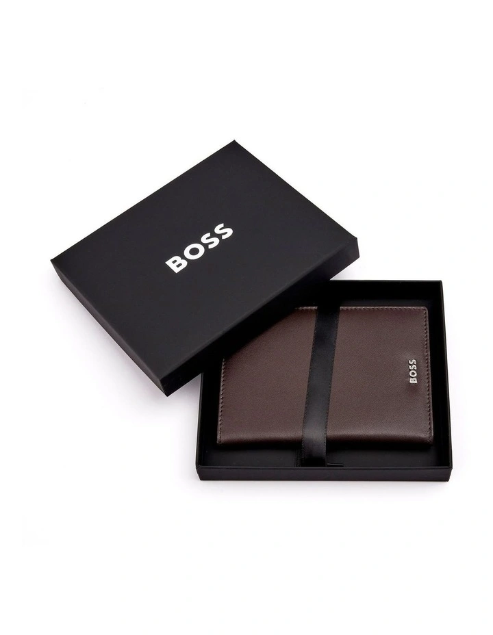 Leather Passport Holder Classic Smooth Brown image 6