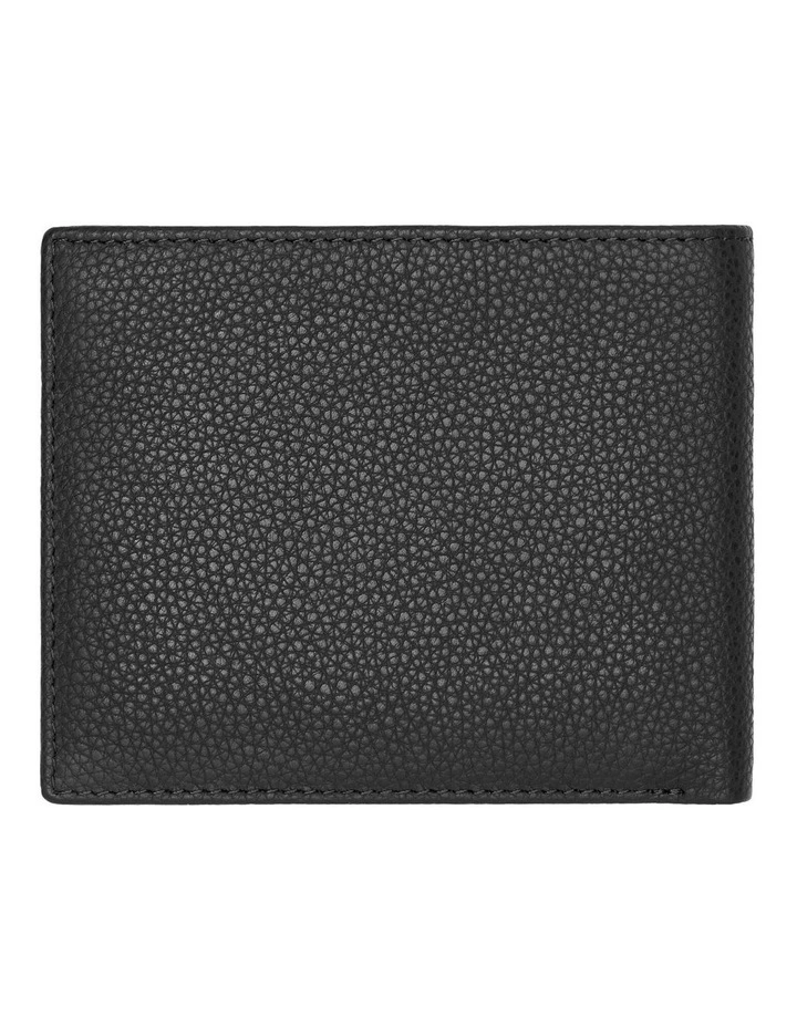 Grained Black Leather Coin Purse Wallet image 5