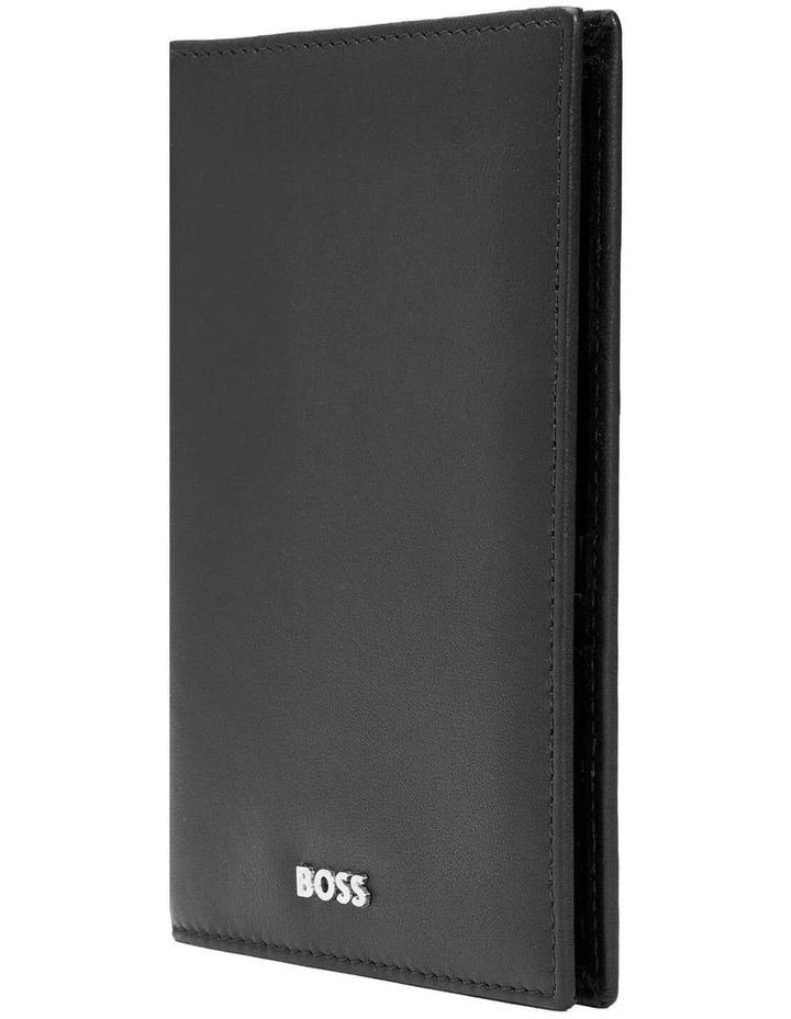 Leather Passport Holder Classic Smooth Black image 3