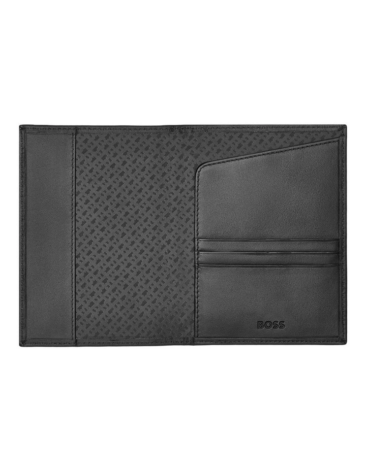 Leather Passport Holder Classic Smooth Black image 4