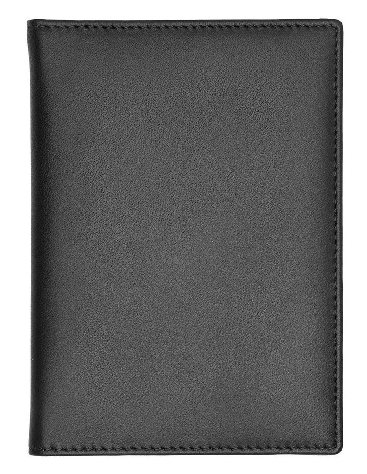 Leather Passport Holder Classic Smooth Black image 5
