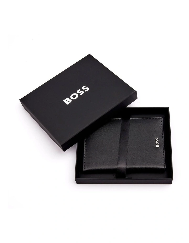 Leather Passport Holder Classic Smooth Black image 6