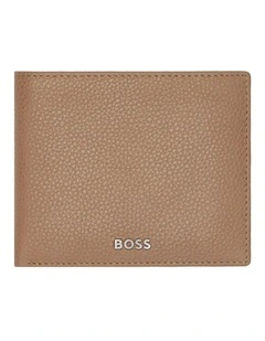 Leather Wallet Classic Grained Camel