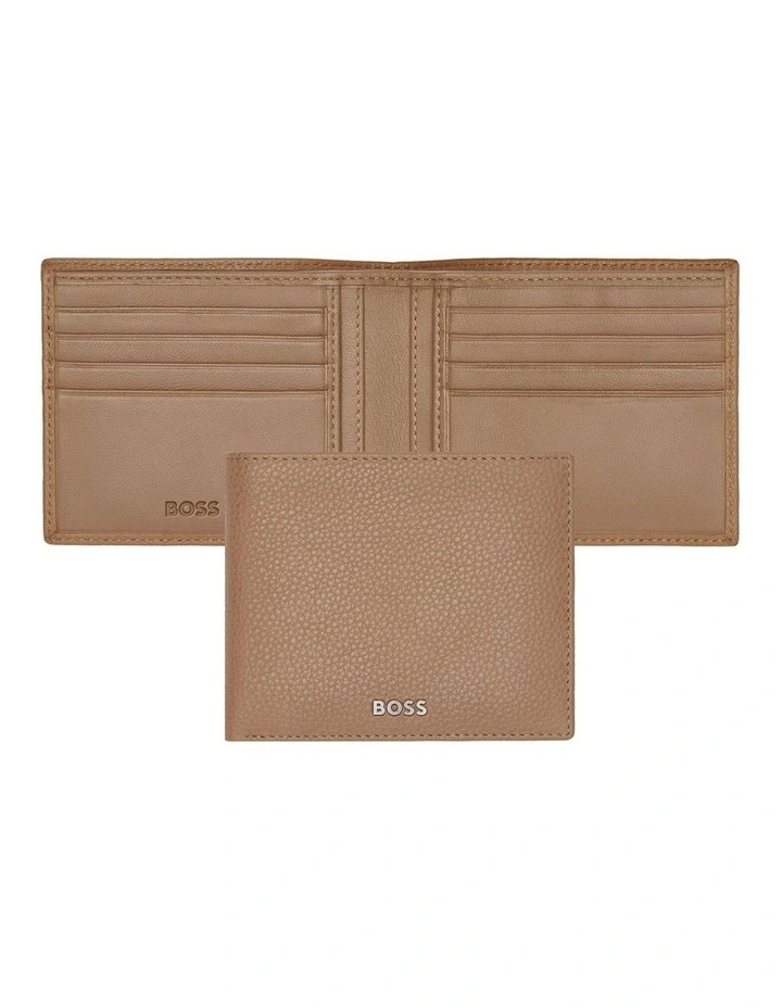Leather Wallet Classic Grained Camel image 2