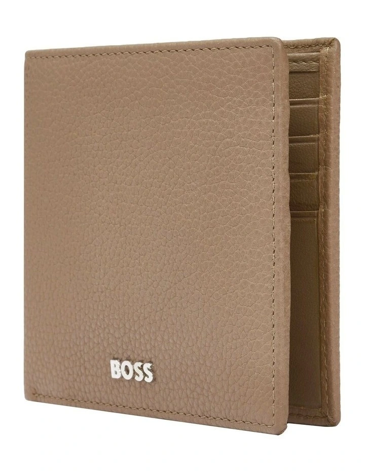 Leather Wallet Classic Grained Camel image 3