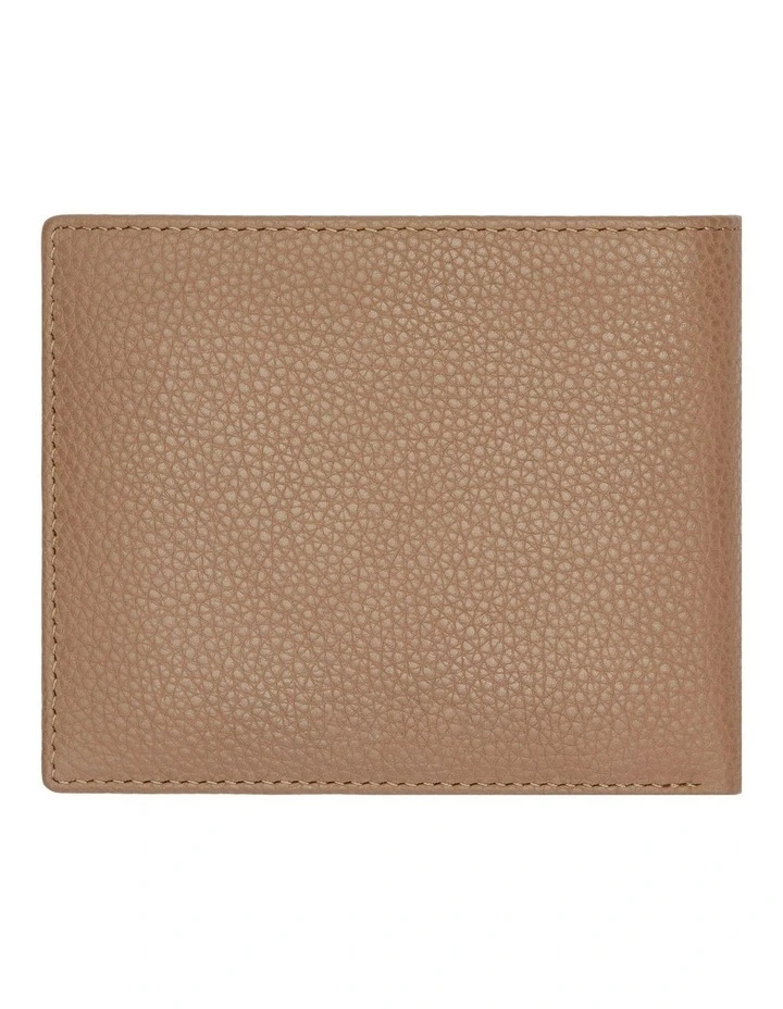 Leather Wallet Classic Grained Camel image 5