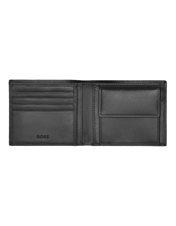 Smooth Black Leather Coin Purse Wallet image 4