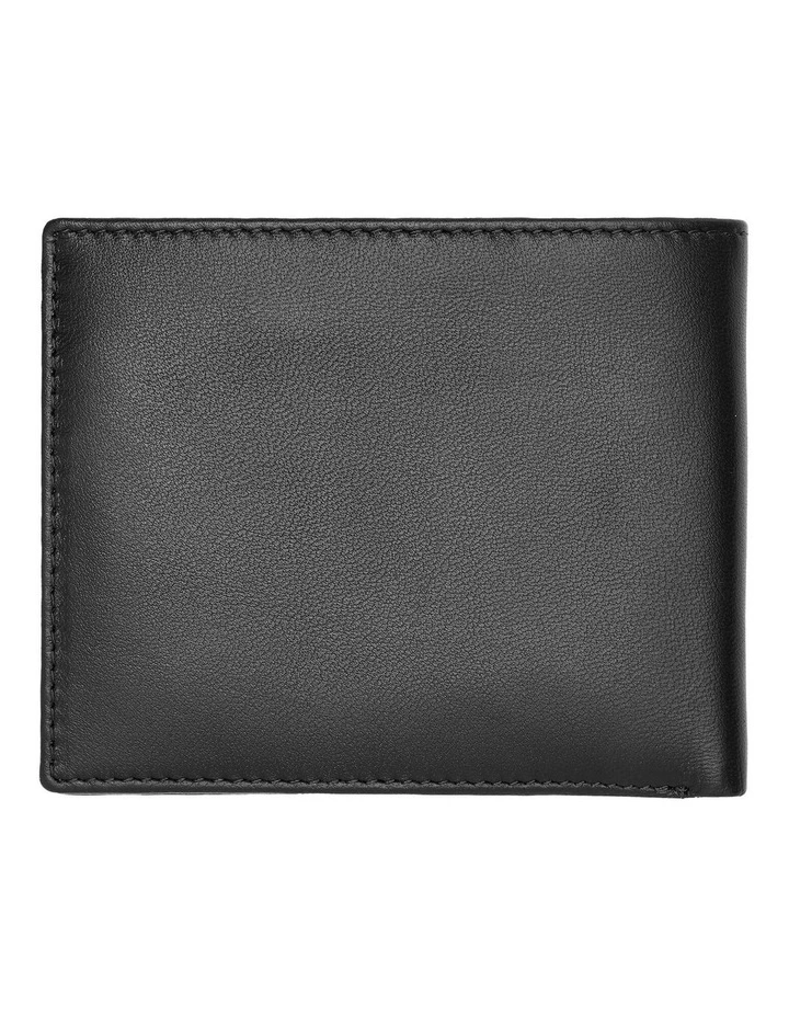 Smooth Black Leather Coin Purse Wallet image 5