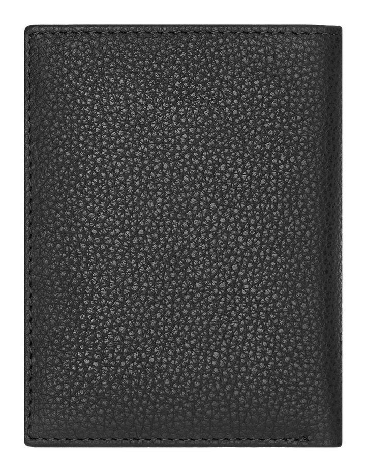 Boss Leather Card Holder Trifold Grained Black image 5