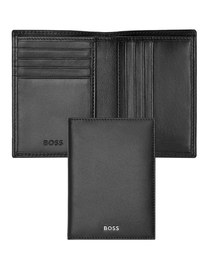 Boss Leather Card Holder Classic Smooth Black image 2