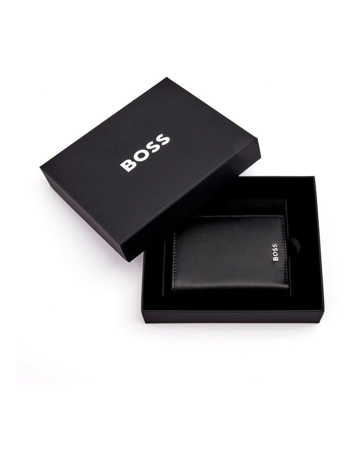 Boss Leather Card Holder Classic Smooth Black image 6