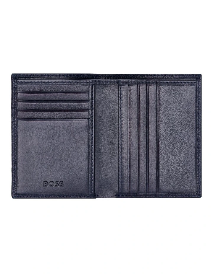 BOSS Folding card holder Classic Grained Navy image 4